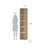 Embrie 16.89" W 5-Tier Manufactured Wood Bookcase-95751907