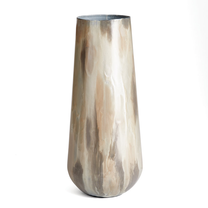 Almeta Metal Table Vase, 18" H x 8" W x 8" D