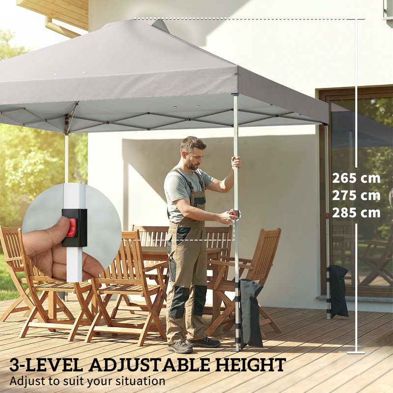 Pop Up Canopy, Grey