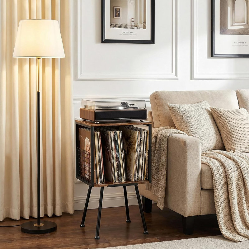 Iron 71.9 cm H Media Shelves