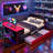 Full Size Wooden Daybed With Twin Trundle, Desk, And USB Port For Modern Living And Space Efficiency-2041503922
