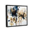 Fleurs abstraites sur fond blanc, impression sur toile-1981492579-1981492576
