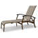 Askar Outdoor Rust-Resistant Metal Chaise Lounge