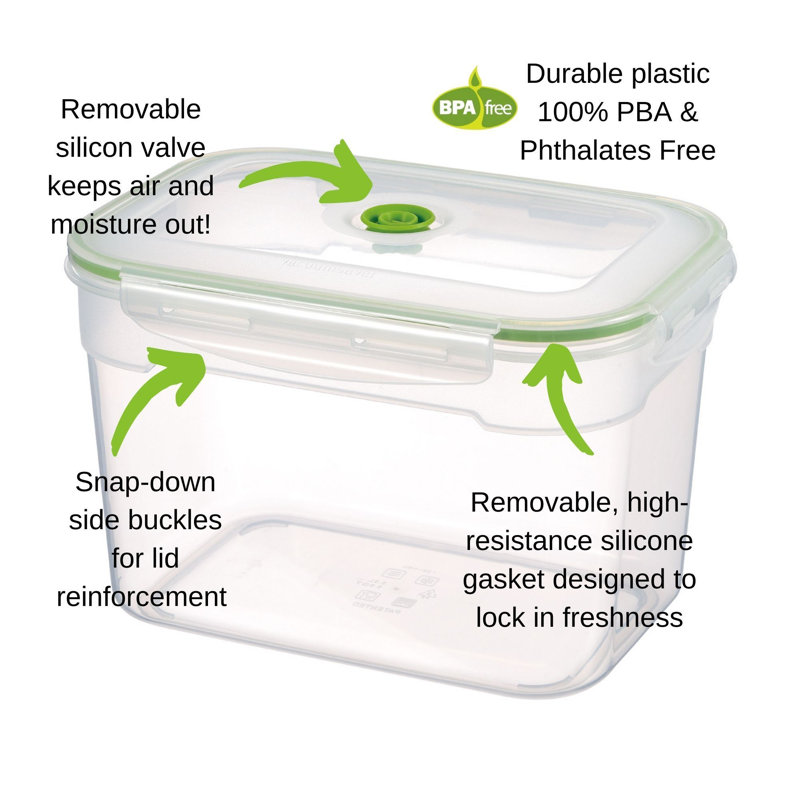 Food Storage - Set of 5 Containers and 5 Lids