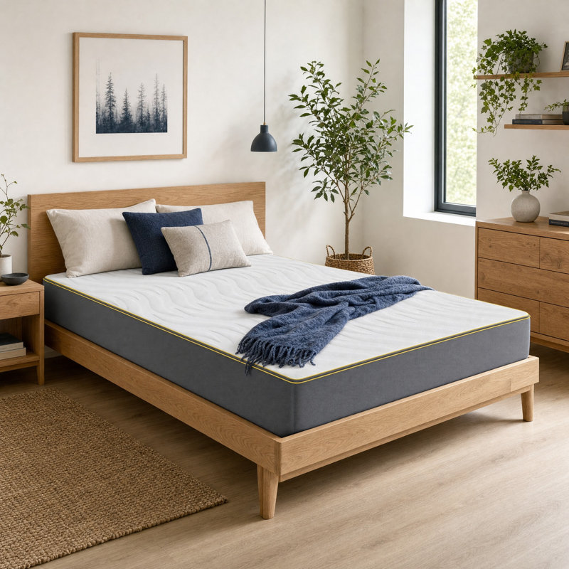 Bliss 24cm Deep Medium Memory Foam Mattress, King (5')