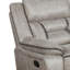 Causeuse inclinable avec accoudoirs coussinés-87326325