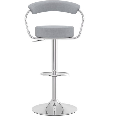 Hali Swivel Adjustable Height Stool by Ivy Bronx