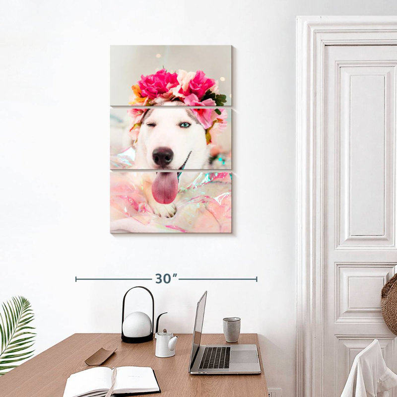 Brampt Cute Husky, 32" H x 20" W
