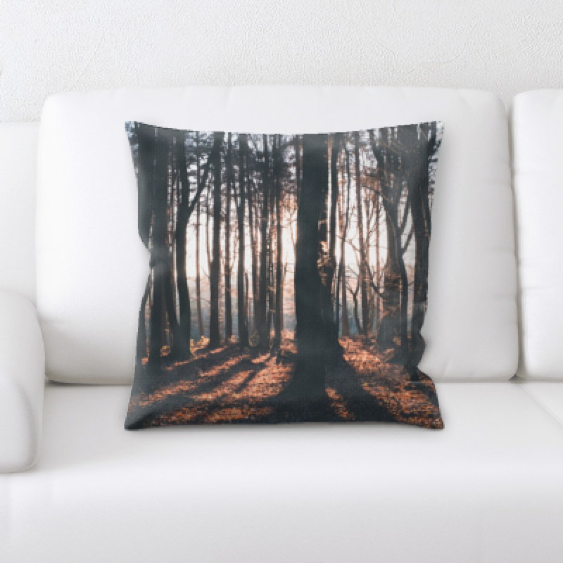 Illuminated Microsuede Reversible Throw Pillow