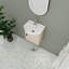 Ensemble de meuble-lavabo simple 18,57 po avec plateau en céramique Cyndee