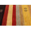 Tapis multicolore Helbe Gabbeh 6 pi 3 po x 9 pi 1 po