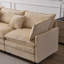 Canapé modulaire modulaire, canapé rembourré, canapé 3 places avec repose-pieds-251277788