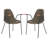 Saddle 19.3'' H Faux Leather Upholstered Armchair-2076340025