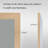 Amara Tempered Glass and Aluminum Alloy Framed French Cleat Mounted Wall Mirror-434510285-440482599