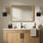 Madysson Rounded Corner Rectangle Wall Mirror with Solid Wood Wood Frame -1230787845