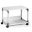 Système de chariot gris durable et multifonctionnel avec 2 surfaces planes et 4 roues-89398896