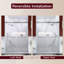 Porte de douche coulissante double sans cadre Rowan avec verre de sécurité de qualité supérieure et acier inoxydable durable-123043982-123043984