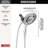 In2ition 2-in-1 Dual Hand Held Shower Head, 3-Spray Detachable Round Shower Head 1.75 GPM-40481723
