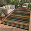 Tapis d'extérieur imperméable réversible en plastique avec paille, tapis de camping moderne à rayures pour patio, tapis extérieur résistant aux rayons UV pour le porche, la terrasse et la cour-1073075522