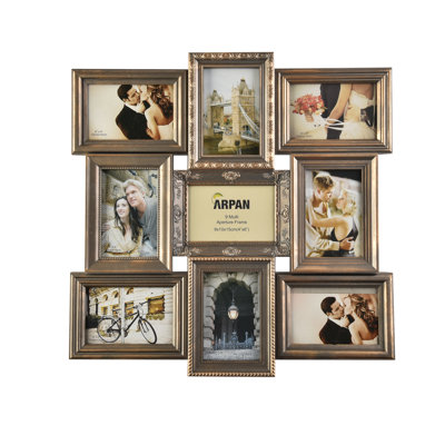 Lacourse Gold Matte Collage Picture Frame