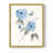 Sketchy Blue III Framed Print - Solid Wood-378331086-378331087