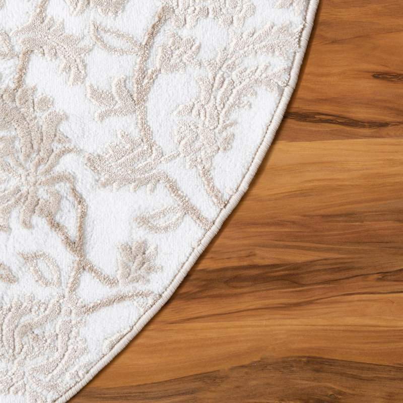 Emigdio Oriental Indoor Rug, Round 6'