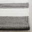 Parikh Striped Handmade Flatweave Cotton Grey/Ivory Area Rug-682884930