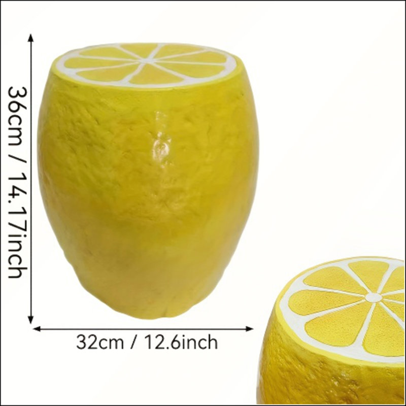 Tabouret jaune citron
