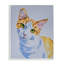 «Gazing Cat Portrait», estampe numérique, conception de Tatiana Roberts-1047144089-1047144093
