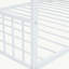 Lit double pleine grandeur en métal, blanc-615362860-615362861