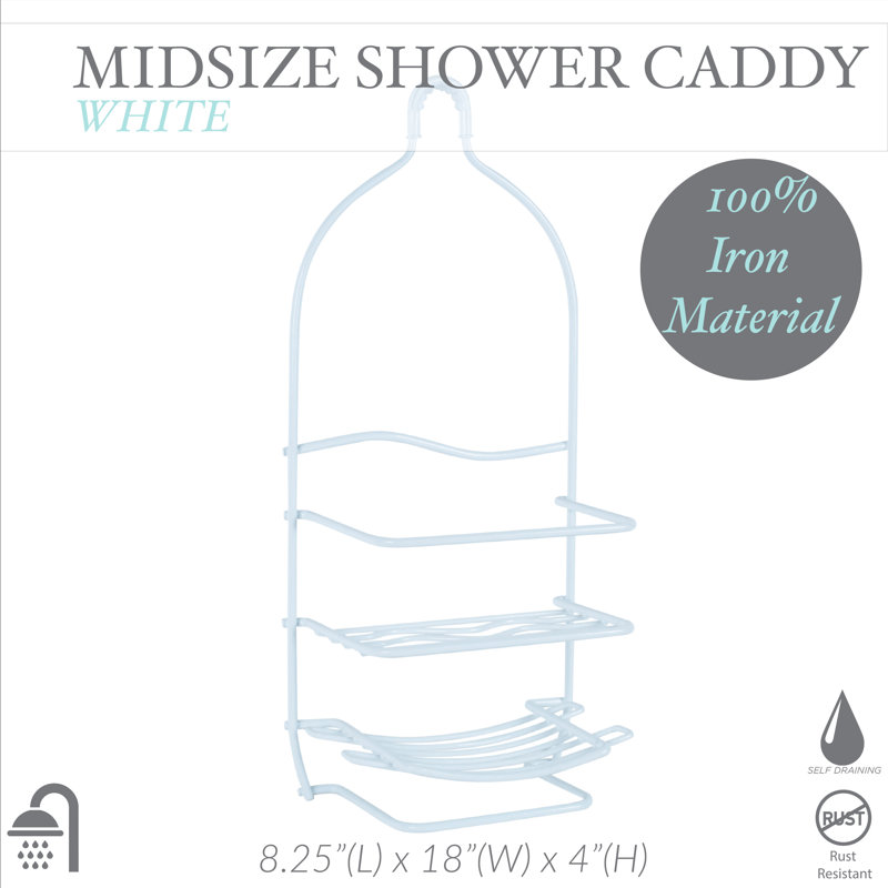 Canaan Shower Caddy, White