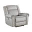 Fauteuil inclinable Ben, 41 po, microfibre, garniture cloutée-114018849