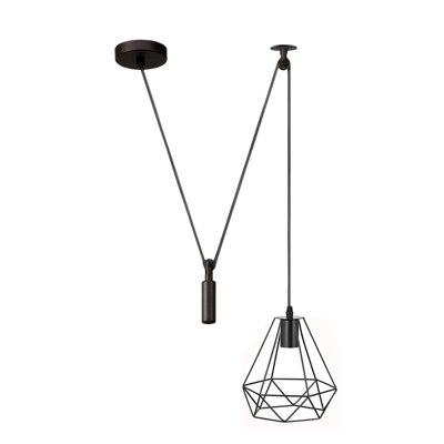 Bouvard 1 - Light Black Cluster Pendant