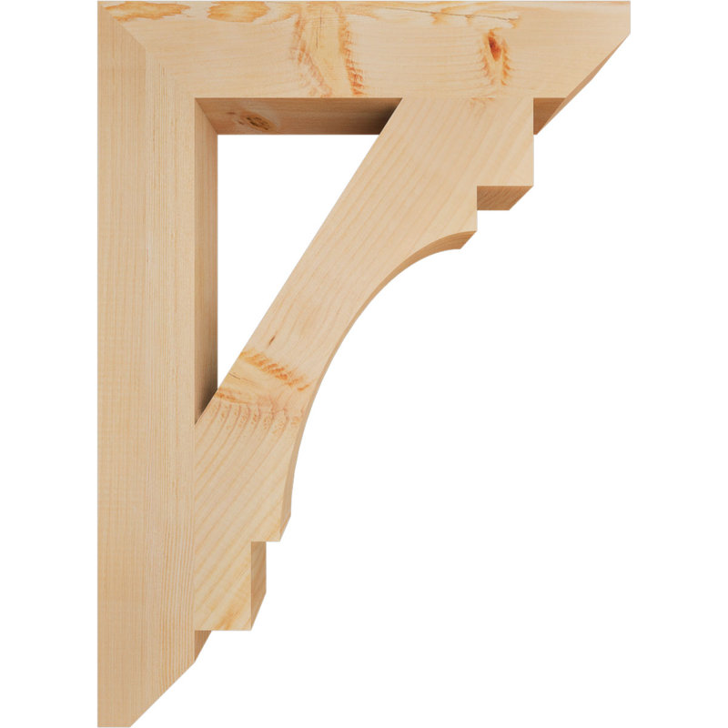 Support latté 3 1/2 po x P 22 po x H 30 po, sapin Douglas, Douglas (lisse), H 30 po x l 3,5 po x P 22 po