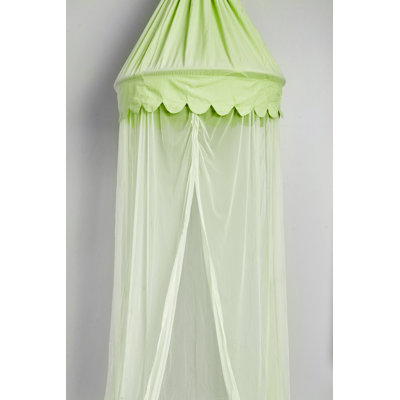 Cotton Blend Bed Canopy - Green