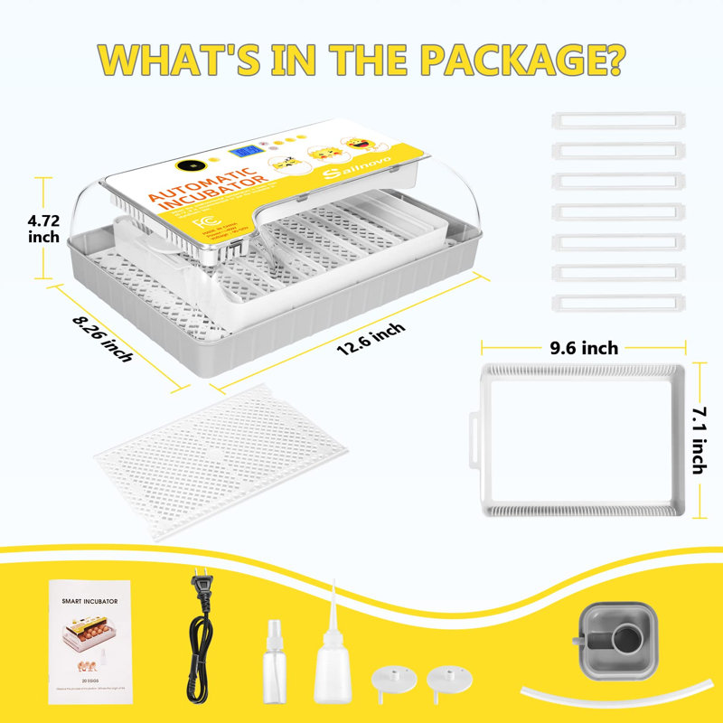 Damire Chicken Egg Incubator For Up To