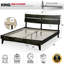 Base de lit plateforme en bois massif de qualité supérieure Acacia Aurora-82628791-82628792
