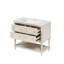 Meuble-lavabo 36 po - Beige. Bois massif et rangement à 4 tiroirs. Lavabo en céramique. Lavabo de rangement élégant 36 po. Cadre, corps. Tiroirs. Bassin. Moderne