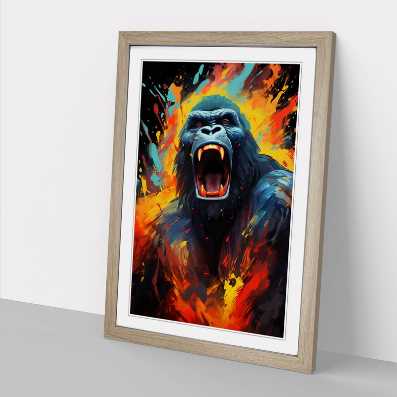 Gorilla Tachisme - Framed Print