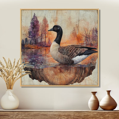 «Autumn Canadian Dream Of The Goose», art mural sur toile