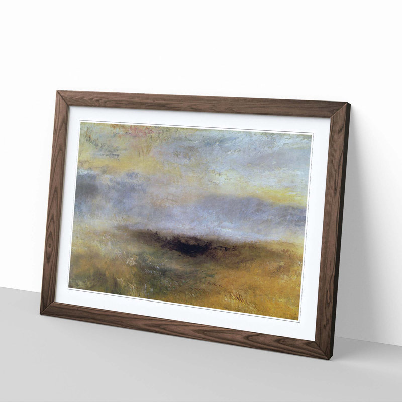 J.M.W. Turner - Single Picture Frame Painting, Walnut