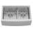 Ruvati 33" Apron-front Workstation Low-Divide  60/40 Farmhouse Kitchen Sink Stainless Steel