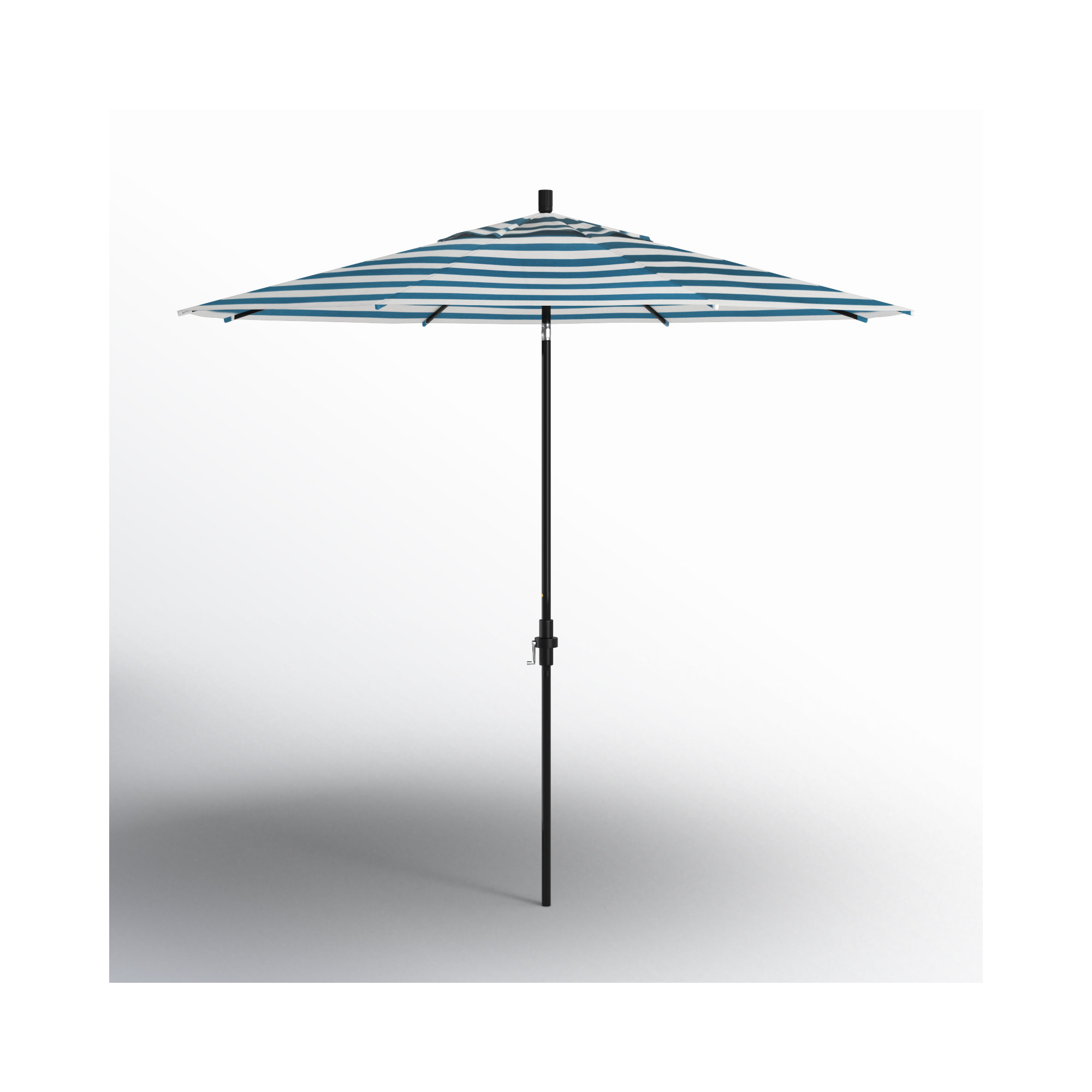 Garita 108'' Market Sunbrella® Umbrella, Cabana Regatta Sunbrella®, Stone Black