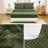 Andency Olive Green Full Size Comforter Sets with Sheets - 7 Pieces Bed in a Bag Boho Tufted Bedding Sets Fluffy Lightweight Full Bed Set with Comforter, Sheets, Pillowcases & Shams for All Season-124621828-124621808