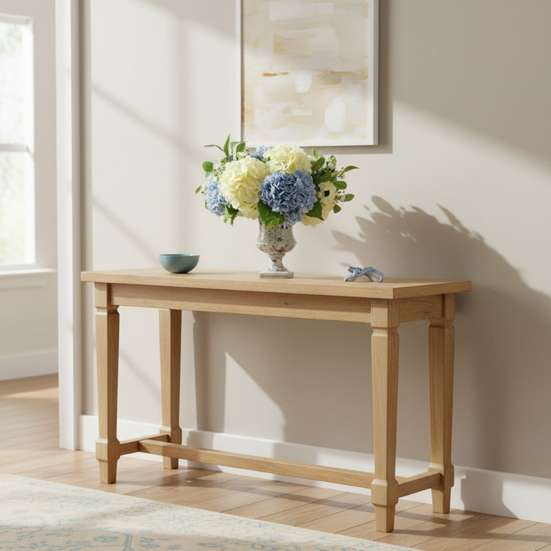 Mixed Hydrangeas In Decorative Vase, Blue;White