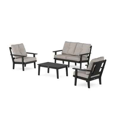 Prairie 4-Piece Deep Seating Set with Loveseat