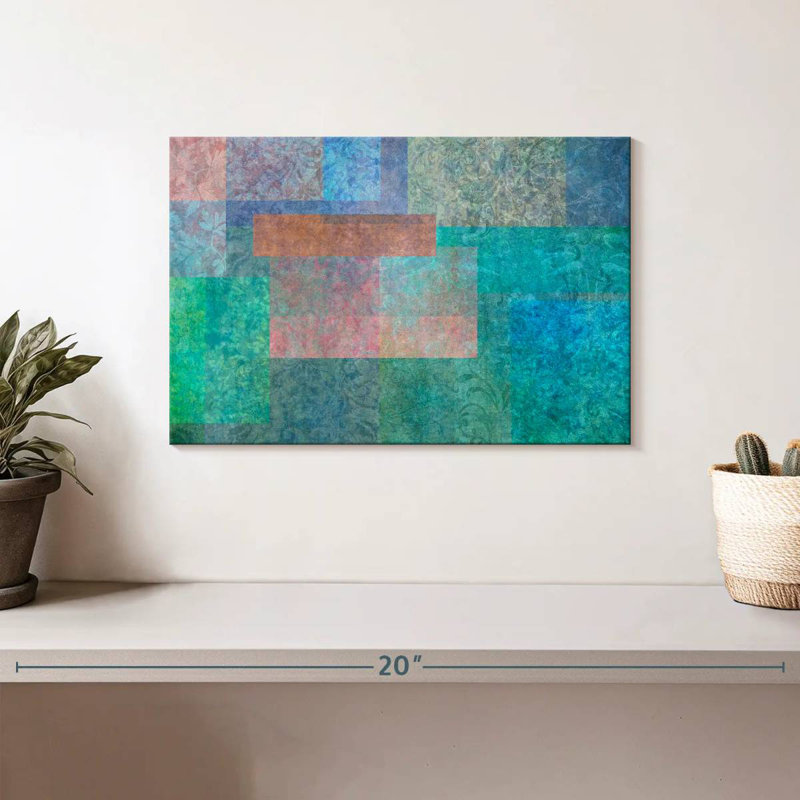 Avery Stylish Patterns Turquoise, 8" H x 12" W