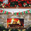 Merry Christmas Banner Glitter Christmas Banner