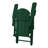 Outdoor Folding Adjustable Adirondack Chair With Hideaway Ottoman & Round Side Table-1954181505