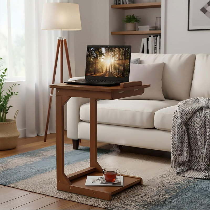 Tray Top Wheel End Table